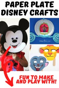 Paper Plate Disney Crafts fun to make and play with