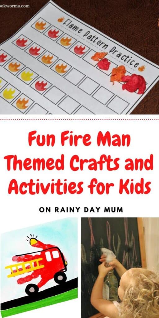 Fun Fireman themed crafts and activities for kids