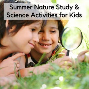 Simple Summer Science and Nature Study Activities to do with Kids