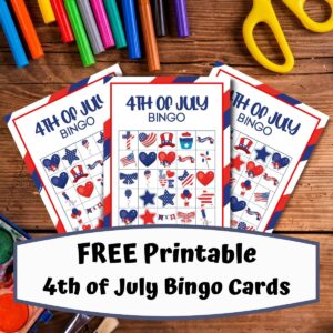 FREE Printable 4th of July Bingo Game for Kids