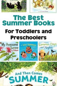 The Best Summer Books for Toddlers and Preschoolers Cover Collage from Rainy Day Mum