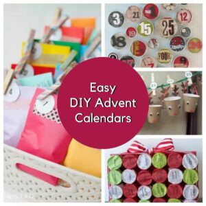 Easy DIY Advent Calendars to Countdown to Christmas