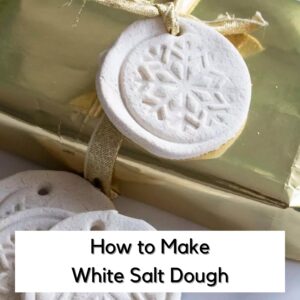White Salt Dough Recipe for Christmas Crafts