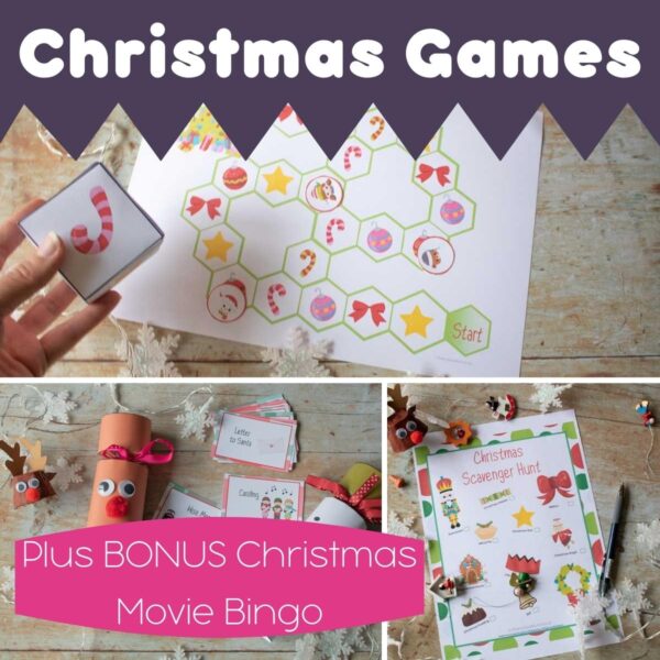 Bundle of Christmas printable Games for Toddlers and Preschoolers
